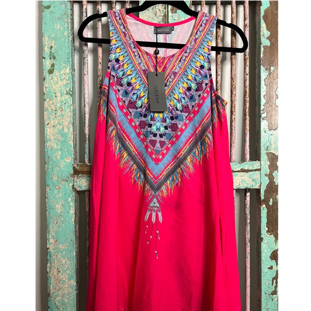 Aztec Print Dress